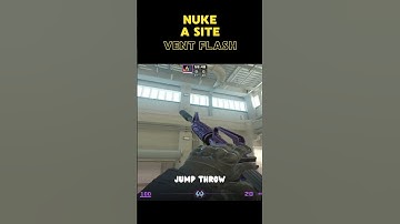 CS2 Nuke - A Site Vent Flash #cs2 #counterstrike