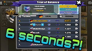 FIRST EVER 6 SECOND RACE!!! | Trial of Balance | HCR2