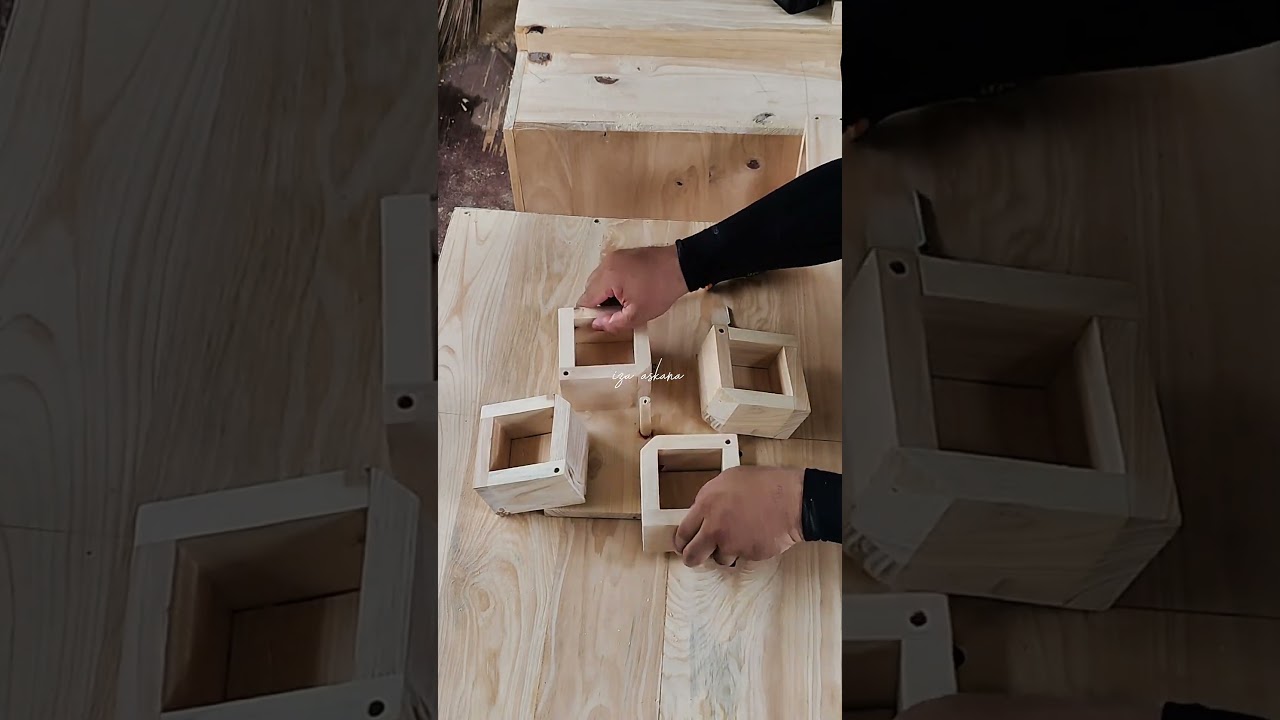 make a rotating wooden box 