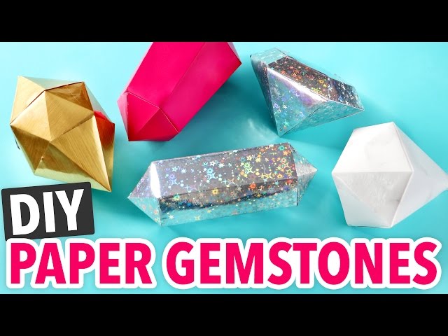 How to Fold Paper Gems for Home Décor - FeltMagnet