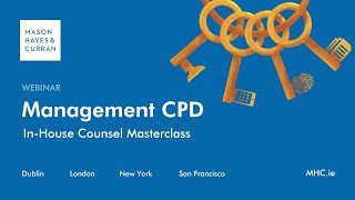 In-House Counsel Masterclass: Management CPD