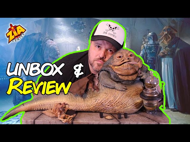 Jabba the Hutt and Throne Deluxe Sixth Scale Figure by Sideshow