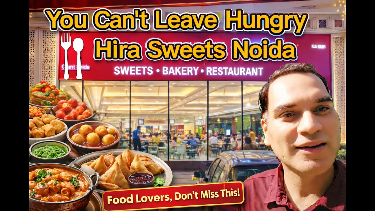 A Montage of Sweets/Chaat shots and Food | Hira sweets Noida Sector 51