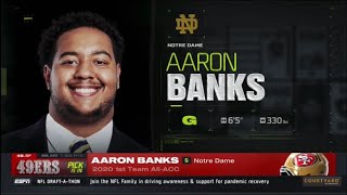 49ers Select Aaron Banks with the 48th Overall Pick | 2021 NFL Draft