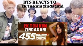 BTS Reacts to Ek Toh Kum Zindagani 🔥 | Bollywood Song Reaction 💜😱 | @Purpleocean3839