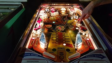 1978 Stern Stars Pinball Machine Gameplay.