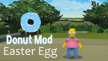 The Simpsons Hit & Run Donut Mod: Level 1 Easter Egg