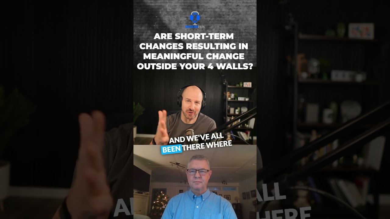 It's time to move past excitement over short-term pain changes #podcast #shorts #painmanagement