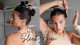 SLEEK BUN TUTORIAL | Dionne Crowe