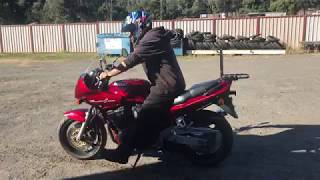 Suzuki 1200 Bandit 1996 Test run