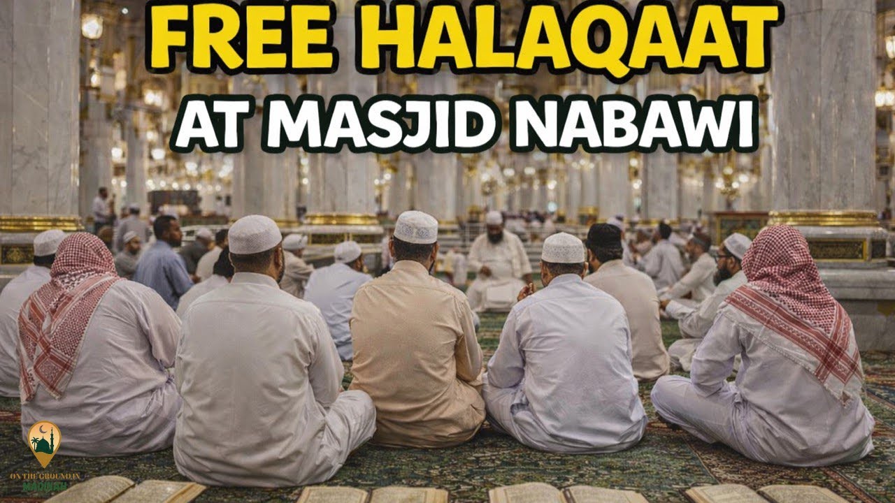 How to Register for FREE Quran and Mutoon Halaqaat at Masjid an-Nabawi - In Person and Online