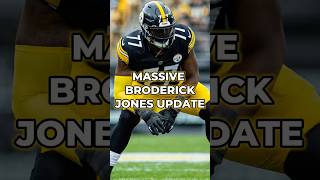 Report: Broderick Jones Suffers Setback While Recovering From Neck Injury #nfl #steelers #shorts