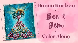 Seasons | Bee & Gem | Neocolor II and Prismas | Color Along