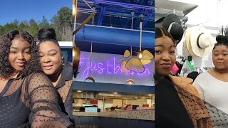 Rainbowshops Galentines Day Outfit Shopping With Brunch At