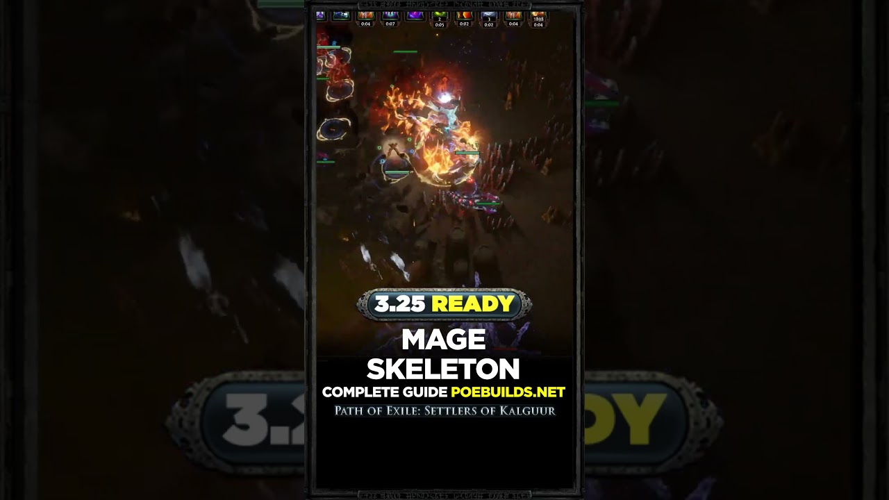 [POE 3.25] MAGE SKELETONS GUARDIAN - POE BUILDS #shorts #pathofexile #poebuilds #poe