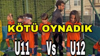 U12 Li̇gi̇ - U11 Takimimla 2-0 Öne Geçti̇k Ama Gali̇p Gelemedi̇k