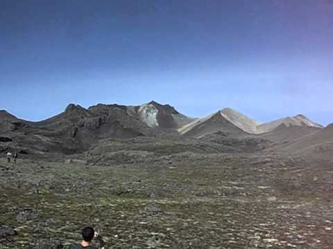 Ljósufjöll 280810 - Hiking back with great view to Ljósufjöll. — Ljósufjöll, Iceland — video poster