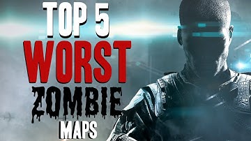 Top 5 Worst Zombie Maps (WAW, Black Ops, Black Ops II Zombies)