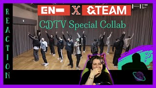 Enhypen X \&TEAM - 'CDTV Special Collaboration Dance Practice' Reaction | 💜 Choreo | Kpop BEAT Reacts