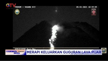 Aktivitas Vulkanin Meningkat, Gunung Merapi Keluarkan Guguran Lava Pijar - BIP 07/01