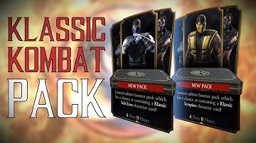 GO GET IT!!! KLASSIC KOMBAT PACKS (Scorpion and Sub-Zero) MKX 1.9 mobile iOS/Android