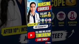 Nursing Courses After 10th/Inter – Salary & Scope Explained! 👩⚕️#Nursing #CareerGuidance