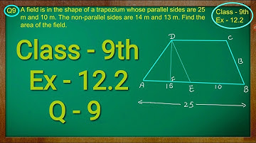 Class - 9th, Maths Ex - 12.2 Q - 9 ( Heron