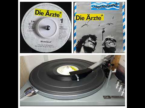 Die Ärzte: Westerland, 1988 (CBS 652819 7) Rock Punk Pop 45RPM 7“ vinyl single record Elac 7H studio