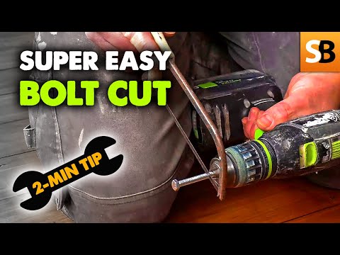 Super Easy Bolt Cutting ~ 2-Minute Tip