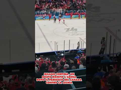 Video Milano-Cortina, un boato riempie lArena dopo il pareggio del Canada contro la Cechia - RTL 102.5