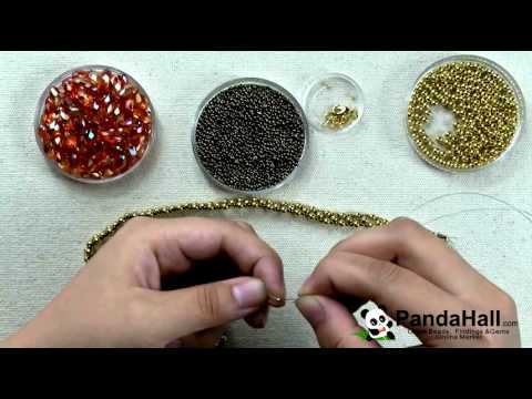Vidéo tutoriel Fr.pandahall.com- Comment faire un collier de perles pour  l'automne - YouTube