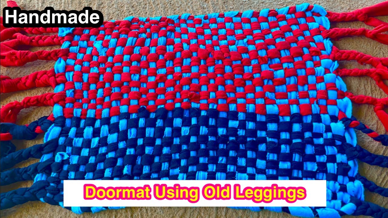 Doormat How to make a mat Mat Making with waste cloth Doormat making