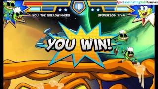 The Breadwinners Vs Spongebob Squarepants In A Nickelodeon Superhero Brawl 4 Match Battle Fight