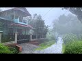Big Super Heavy Rain And Thunder THUNDERSTORM Sounds For Sleep Walk Very Refreshing mp3