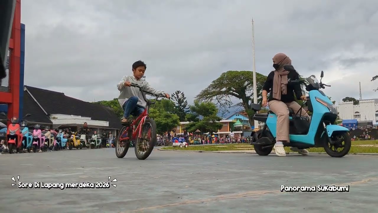 Suasana di Lapang merdeka Sukabumi 2026 #sukabumi #panoramasukabumi #lapangmerdeka 