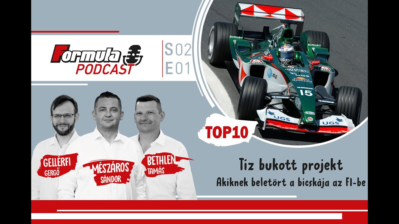 Podcast: Tíz bukott F1-es projekt