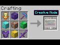 Minecraft UHC but you can craft CREATIVE MODE...