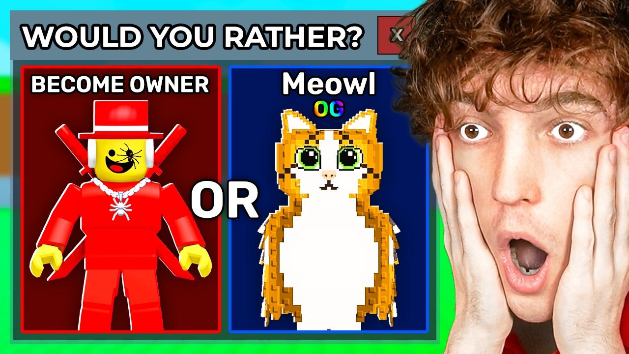 Extreme Steal A Brainrot Would You Rather!