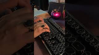 ASMR Continuous Typing Sounds | Warm Fire Ambience for Deep Focus &amp; Sleep #visualtingle