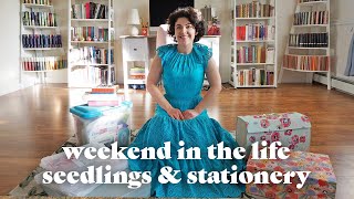 Spring Weekend Vlog | Garden Plans, Seedlings & Stationery Sorting @BookishPrincess