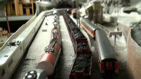 "Winter Scenery" Winter Landschaft Module, part of a 20 Module 65m²  Märklin Modellbahn Layout