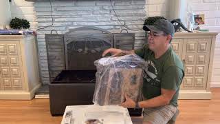 Costco hand-painted nativity scene unboxing in Spanish