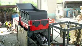 WEIMA M8 28 atıktan RDF üretimi için Çift şaftlı kırıcı-Ecology Transport Brescia