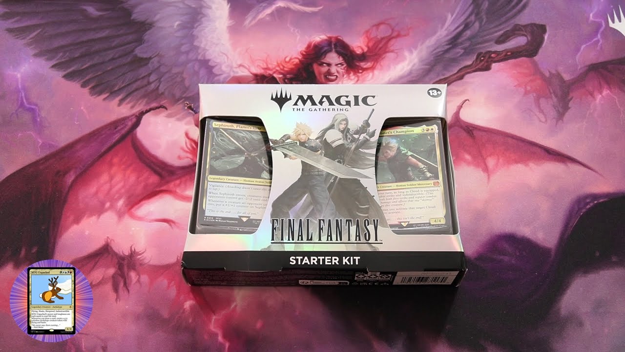MTG 2025 Final Fantasy Starter Kit Unboxed - YouTube