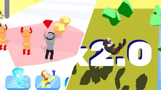 Invisible Man🪼🔀🦸‍♀️Gameplay Super Hero Run Lv 34-36 IOS Offline Game | 4K 60fps Video MAME screenshot 5