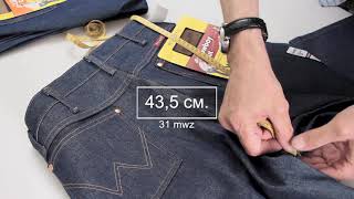 Сравнение джинсов Wrangler 31mwz relax fit и 13mwz original fit