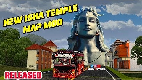 🎀🤩NEW ESHA TEMPLE MAP MOD BUSSID V3.7.1 💥😎