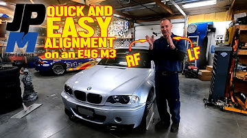 Easy Toe Alignment on a BMW E46 M3 - You can do this on your car too!