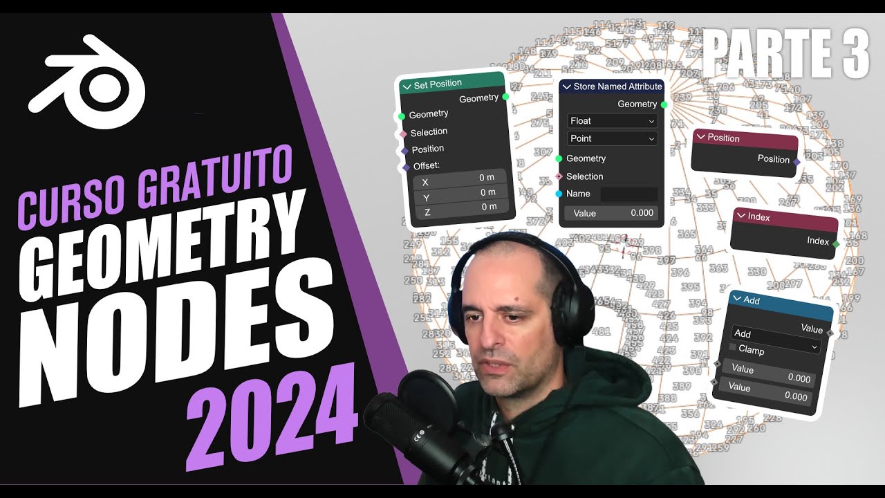 Curso gratuito de Geometry Nodes para Blender 3D 2024 - Parte 03 - YouTube