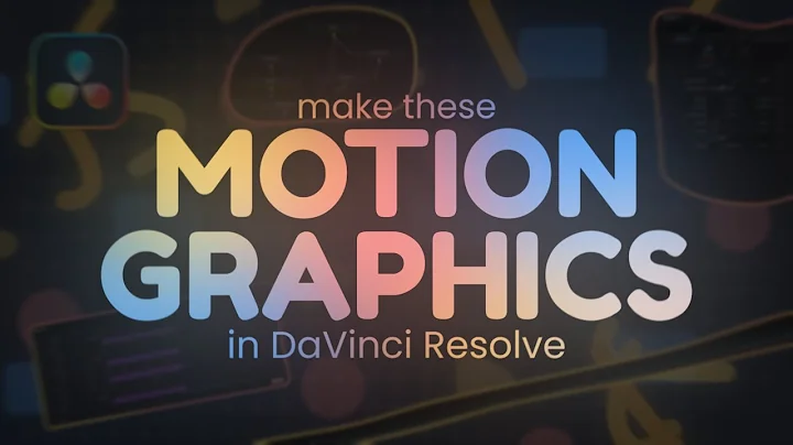 Creating Motion Graphics in DaVinci Resolve (fusion)